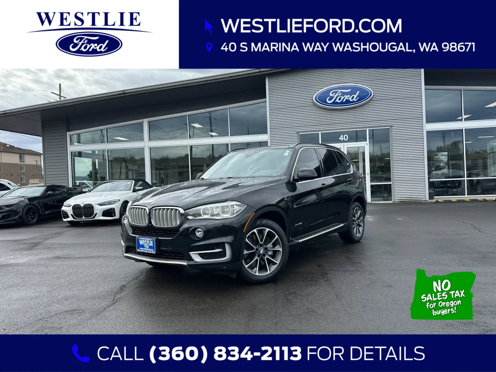 Black 2014 BMW X5 xDrive50i for sale in Washougal, WA
