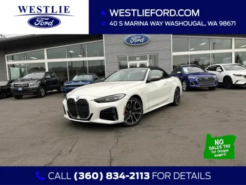 White 2022 BMW 4 Series M440i xDrive for sale in Washougal, WA