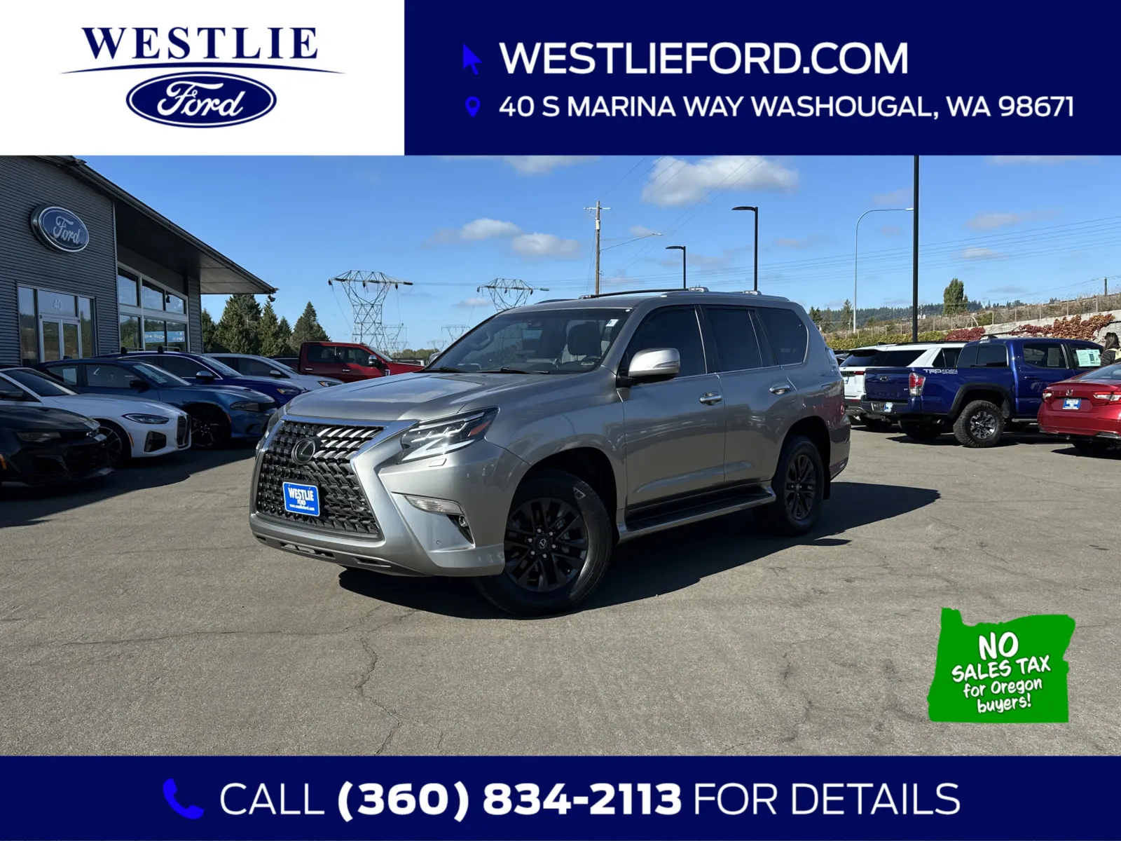 Gray 2022 Lexus GX 460 Premium for sale in Washougal, WA