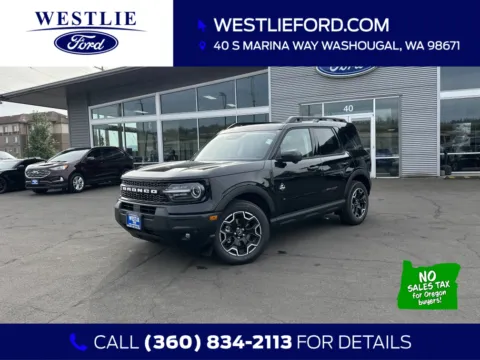 Black 2025 Ford Bronco Sport Outer Banks for sale in Washougal, WA