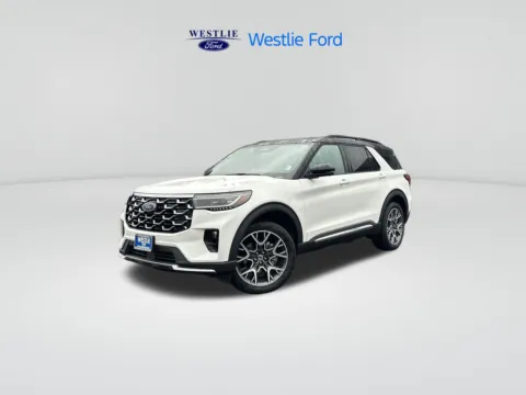 White 2025 Ford Explorer Platinum for sale in Washougal, WA