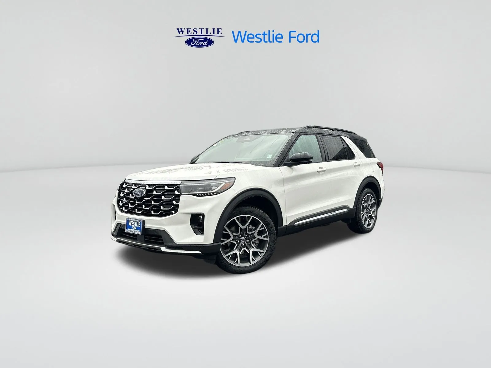 White 2025 Ford Explorer Platinum for sale in Washougal, WA