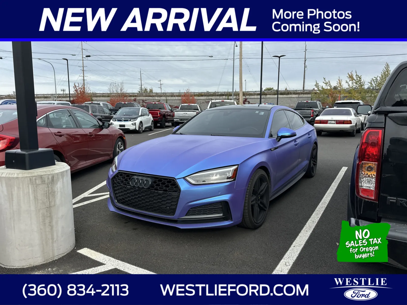 Black 2018 Audi A5 Sportback Premium Plus for sale in Washougal, WA