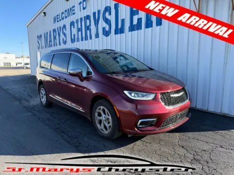 Red 2021 Chrysler Pacifica Limited for sale in Saint Marys, OH