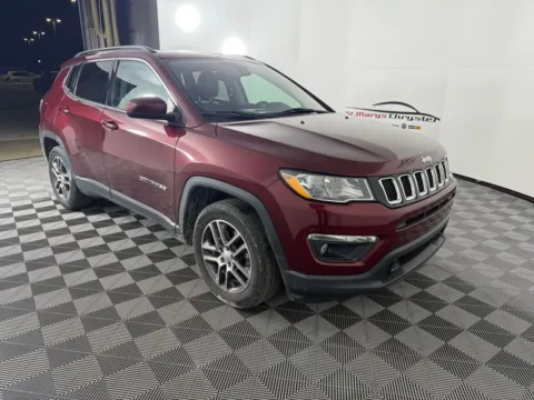 Red 2020 Jeep Compass Latitude for sale in Saint Marys, OH