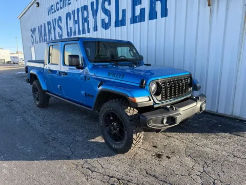 Blue 2024 Jeep Gladiator Willys for sale in Saint Marys, OH
