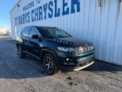Blue 2024 Jeep Compass Limited for sale in Saint Marys, OH