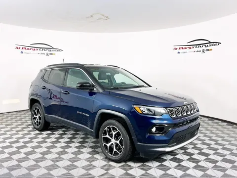 Blue 2024 Jeep Compass Limited for sale in Saint Marys, OH