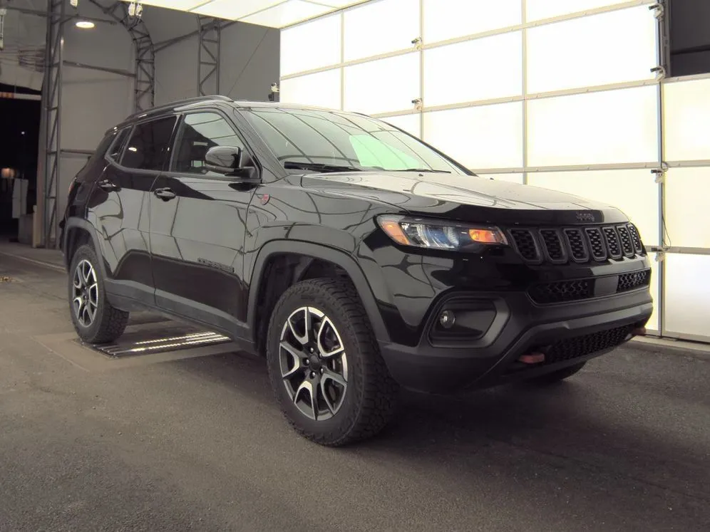 Black 2024 Jeep Compass Trailhawk for sale in Saint Marys, OH