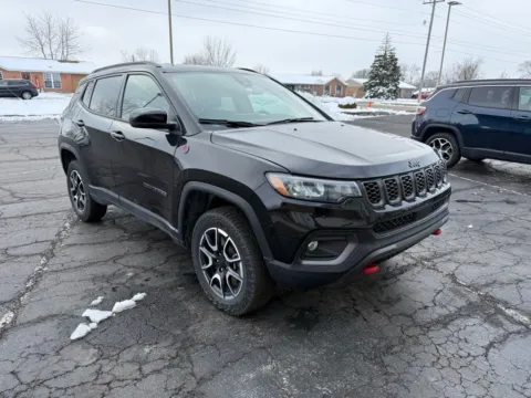 Black 2024 Jeep Compass Trailhawk for sale in Saint Marys, OH