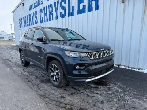 Blue 2024 Jeep Compass Limited for sale in Saint Marys, OH
