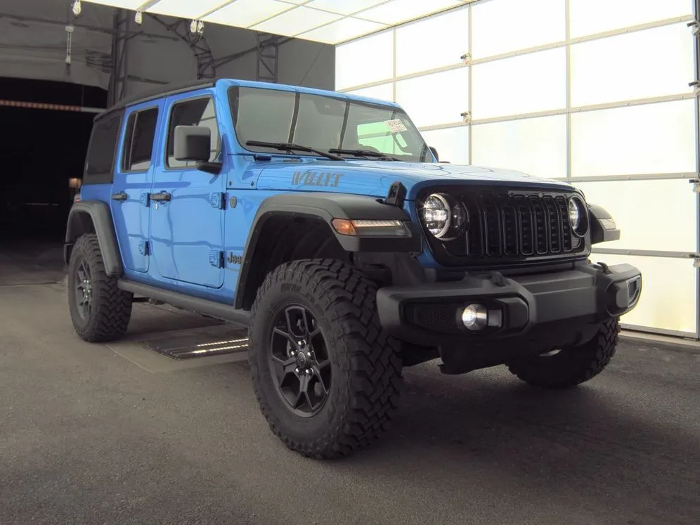Blue 2024 Jeep Wrangler Willys for sale in Saint Marys, OH
