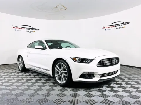 White 2017 Ford Mustang EcoBoost Premium for sale in Saint Marys, OH