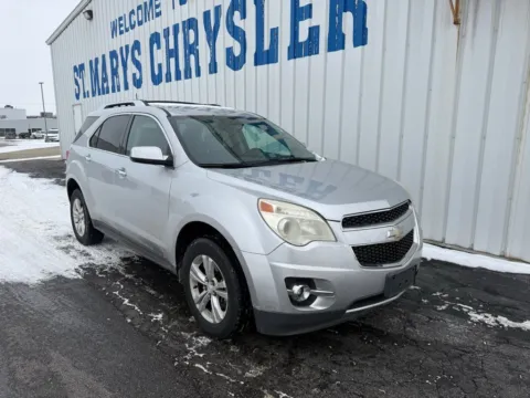 Silver 2013 Chevrolet Equinox LTZ for sale in Saint Marys, OH