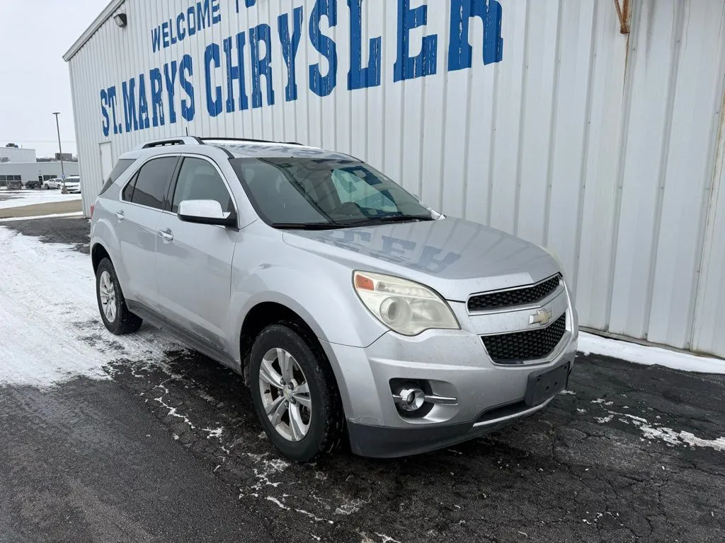 Silver 2013 Chevrolet Equinox LTZ for sale in Saint Marys, OH