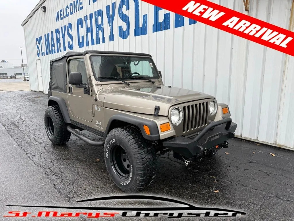 Beige 2004 Jeep Wrangler X for sale in Saint Marys, OH