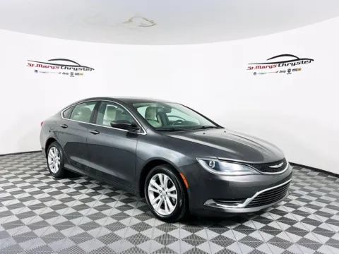 Gray 2015 Chrysler 200 Limited for sale in Saint Marys, OH