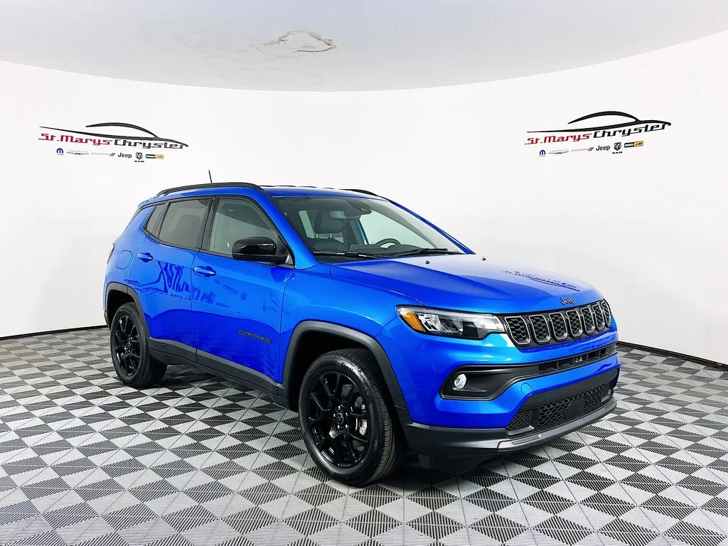 Blue 2026 Jeep Compass Latitude for sale in Saint Marys, OH