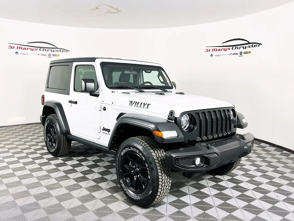 White 2021 Jeep Wrangler Willys for sale in Saint Marys, OH