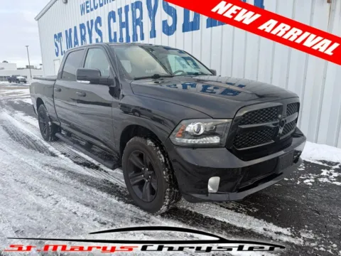 Black 2017 Ram 1500 Night for sale in Saint Marys, OH
