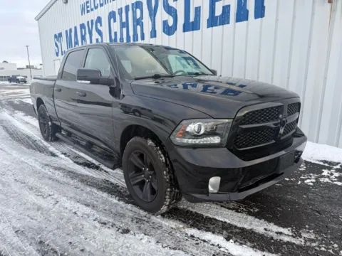 Black 2017 Ram 1500 Night for sale in Saint Marys, OH