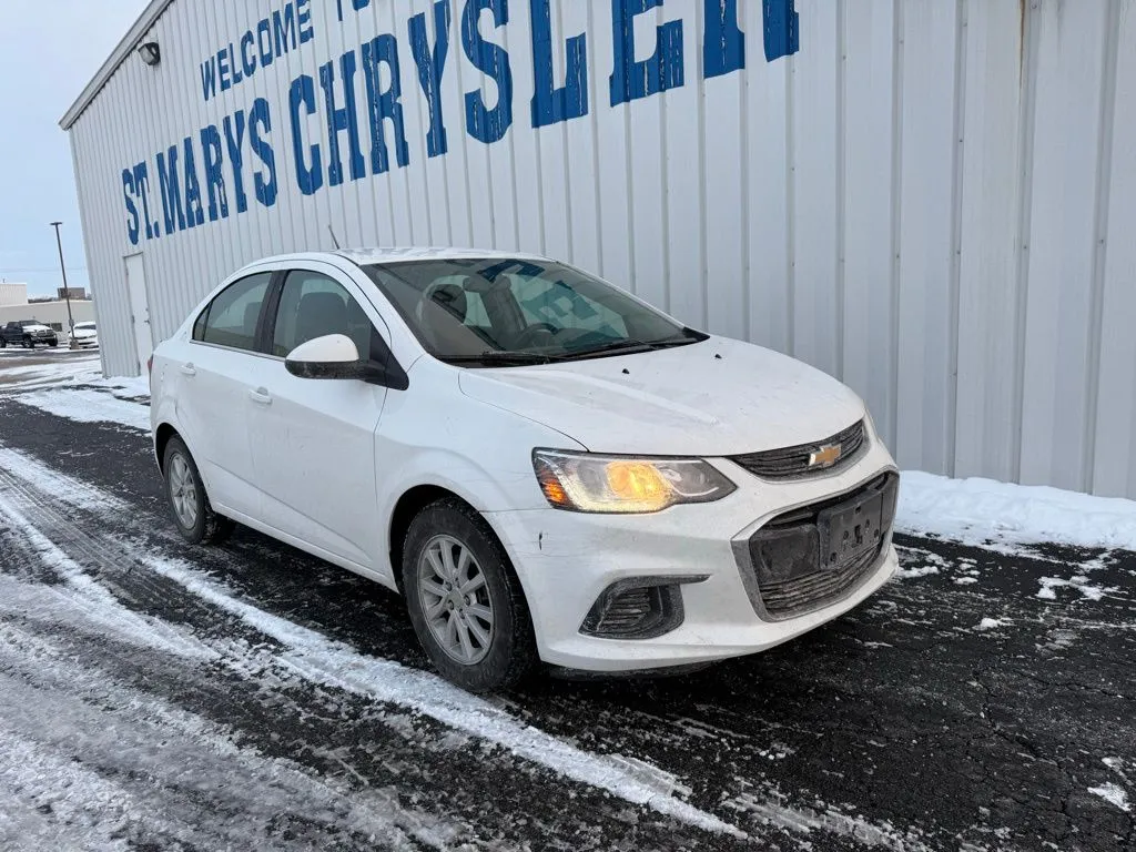 White 2017 Chevrolet Sonic LT for sale in Saint Marys, OH