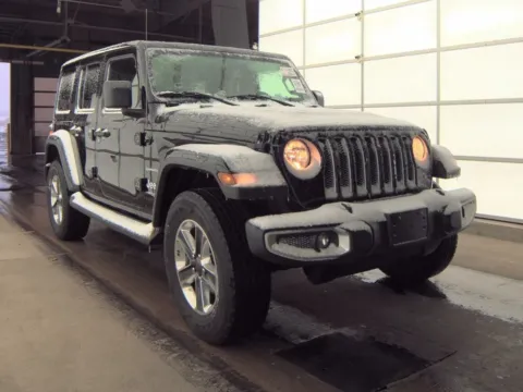 Black 2022 Jeep Wrangler Unlimited Sahara for sale in Saint Marys, OH