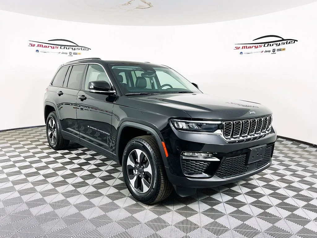 Black 2023 Jeep Grand Cherokee 4xe for sale in Saint Marys, OH