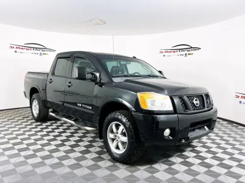 Black 2011 Nissan Titan PRO-4X for sale in Saint Marys, OH