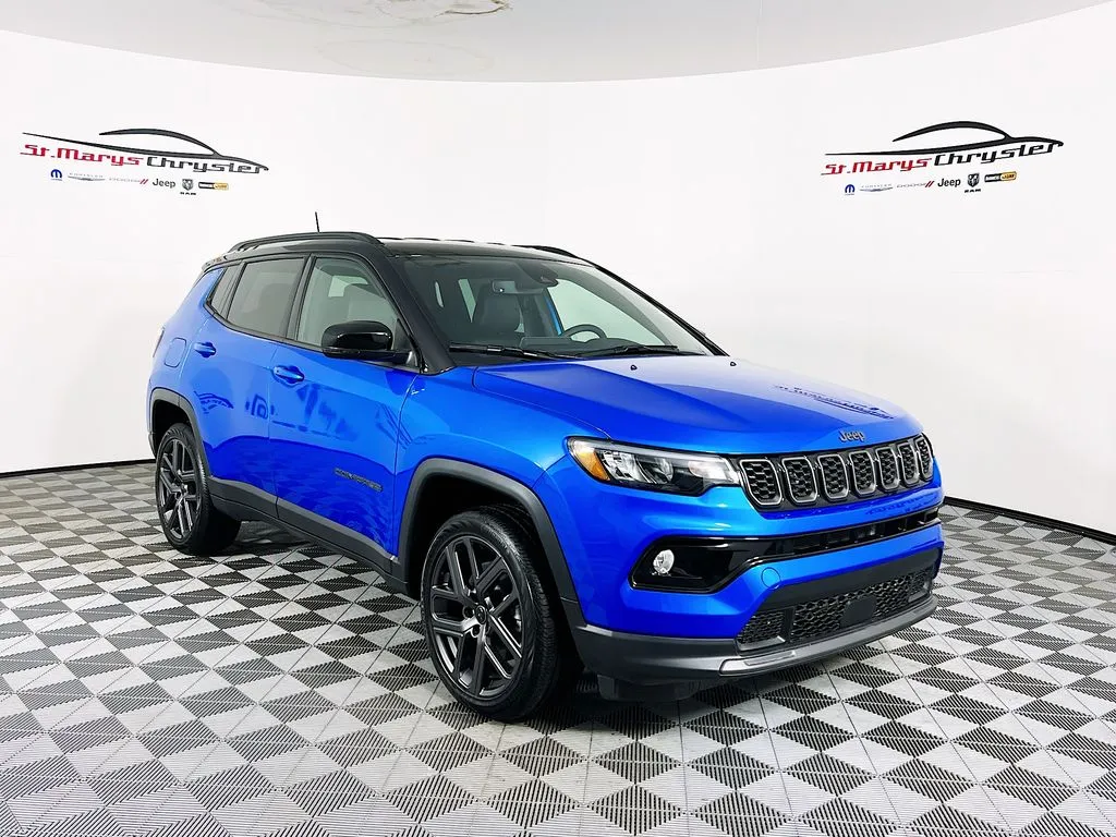 Blue 2026 Jeep Compass Limited for sale in Saint Marys, OH