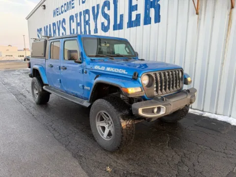 Blue 2021 Jeep Gladiator Overland for sale in Saint Marys, OH