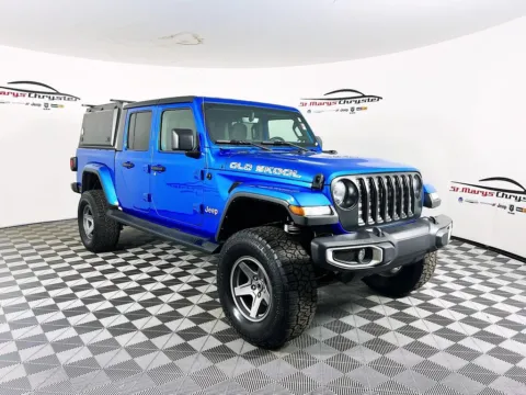 Blue 2021 Jeep Gladiator Overland for sale in Saint Marys, OH
