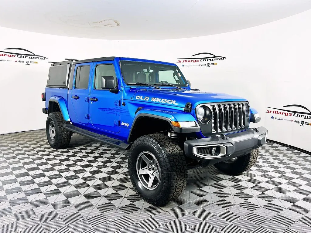Blue 2021 Jeep Gladiator Overland for sale in Saint Marys, OH