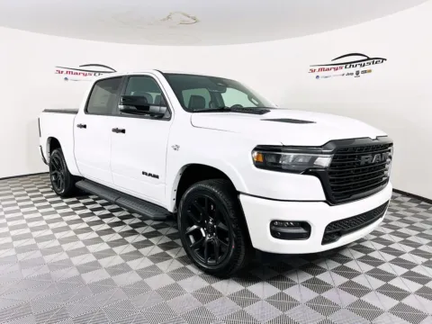 White 2026 Ram 1500 Laramie for sale in Saint Marys, OH