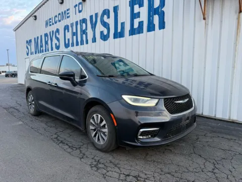 Blue 2021 Chrysler Pacifica Hybrid Touring L for sale in Saint Marys, OH