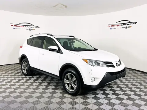 White 2015 Toyota RAV4 XLE for sale in Saint Marys, OH