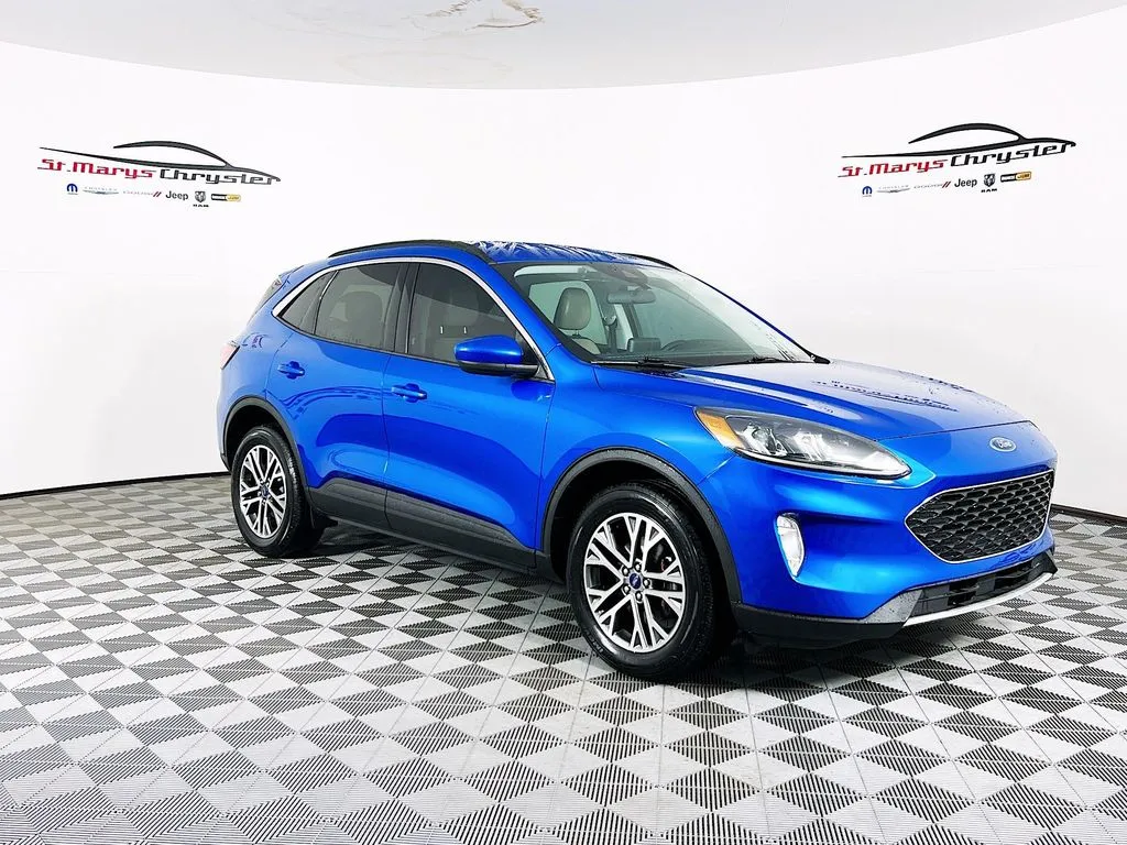 Blue 2021 Ford Escape SEL for sale in Saint Marys, OH