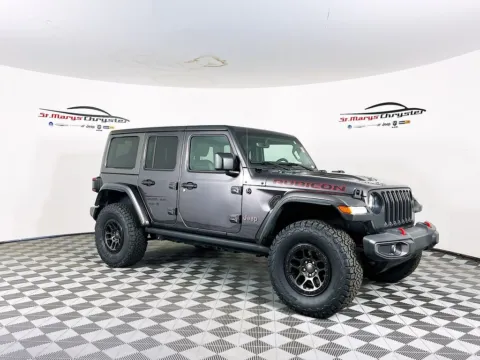 Gray 2021 Jeep Wrangler Unlimited Rubicon for sale in Saint Marys, OH