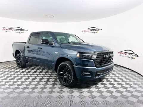 Blue 2026 Ram 1500 Laramie for sale in Saint Marys, OH