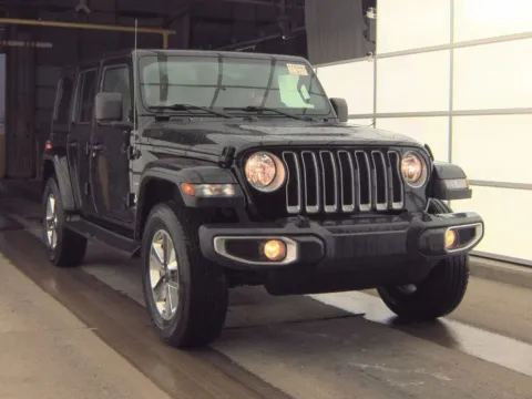 Black 2022 Jeep Wrangler Unlimited Sahara for sale in Saint Marys, OH