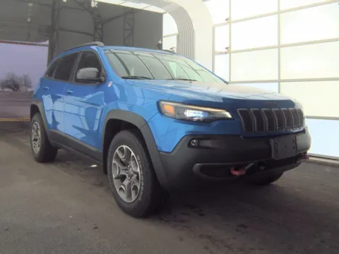 Blue 2021 Jeep Cherokee Trailhawk for sale in Saint Marys, OH