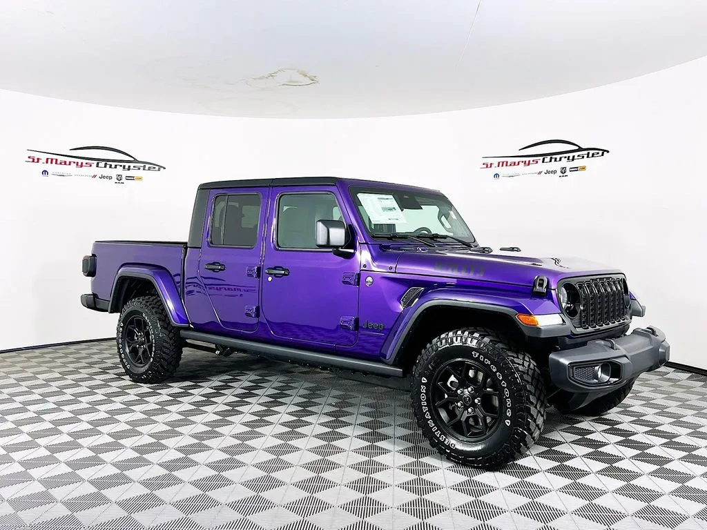 Purple 2026 Jeep Gladiator Willys for sale in Saint Marys, OH