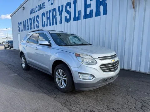 Silver 2017 Chevrolet Equinox LT for sale in Saint Marys, OH