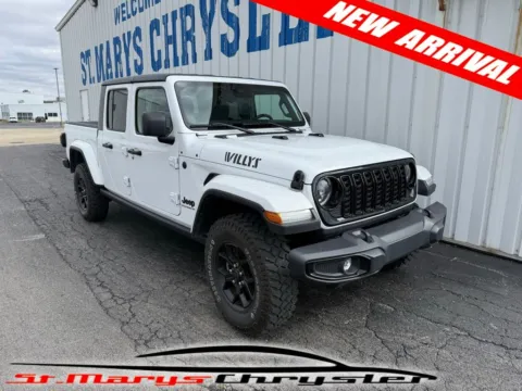 White 2024 Jeep Gladiator Willys for sale in Saint Marys, OH