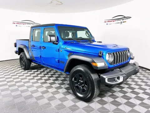 Blue 2024 Jeep Gladiator Sport for sale in Saint Marys, OH