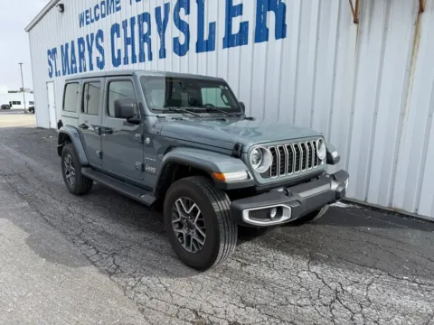 Gray 2024 Jeep Wrangler Sahara for sale in Saint Marys, OH