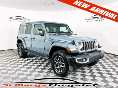 Gray 2024 Jeep Wrangler Sahara for sale in Saint Marys, OH