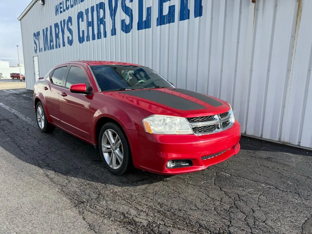 Used 2012 Dodge Avenger SXT Plus with VIN 1C3CDZEG1CN246840 for sale in Saint Marys, OH