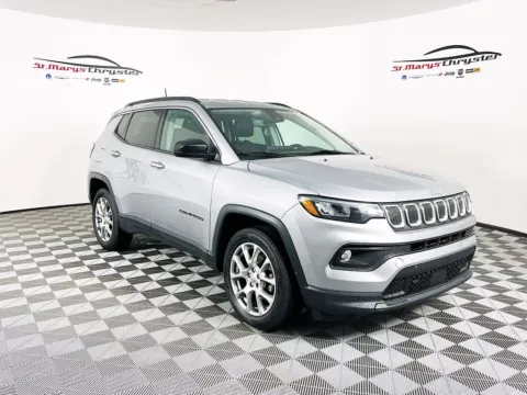 Silver 2022 Jeep Compass Latitude Lux for sale in Saint Marys, OH