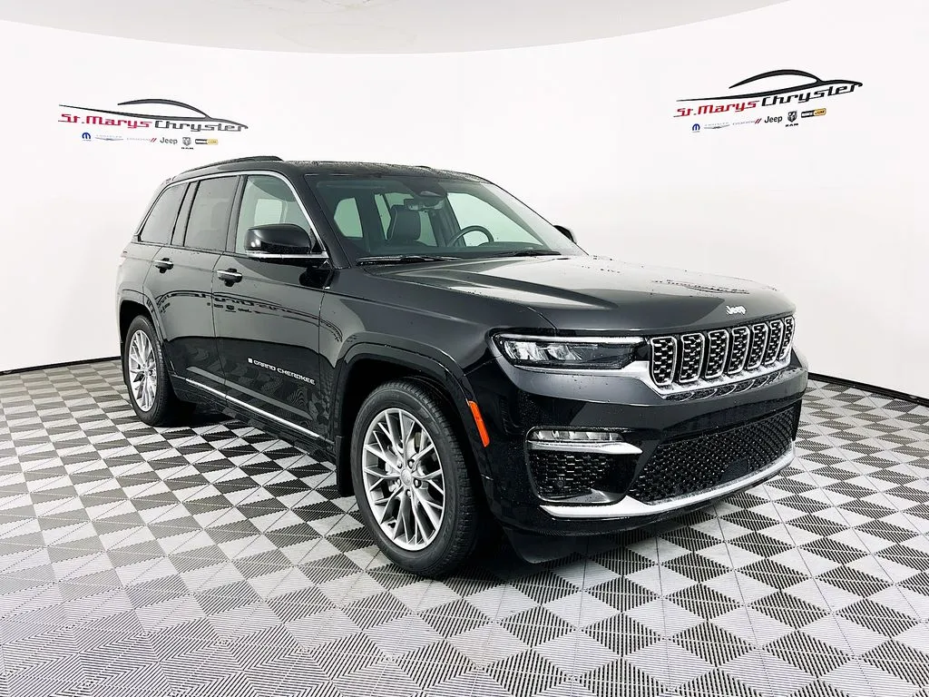 Black 2024 Jeep Grand Cherokee Summit for sale in Saint Marys, OH